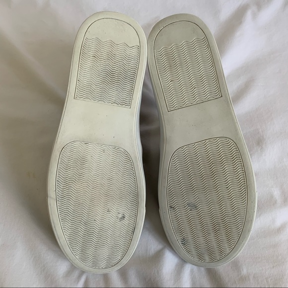 Steve Madden Zarayy Slip-On Sneakers Perforated, size 6, dark gray w/ olive tone - Picture 9 of 16